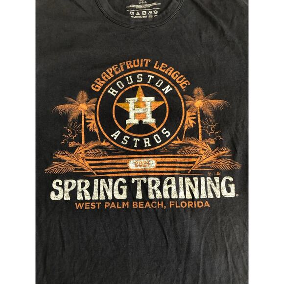 Houston Astros Shirt Size L Grapefruit League Spring Training Blue Unisex 47 Tee - Picture 2 of 6